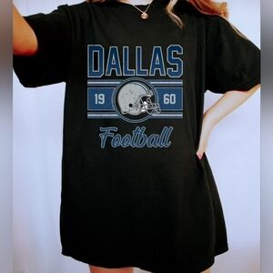 Unisex Dallas Football Black T-Shirt